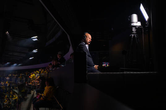 Håkan Södergren of Swedish broadcaster Viaplay