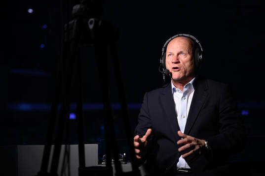 Håkan Södergren of Swedish broadcaster Viaplay