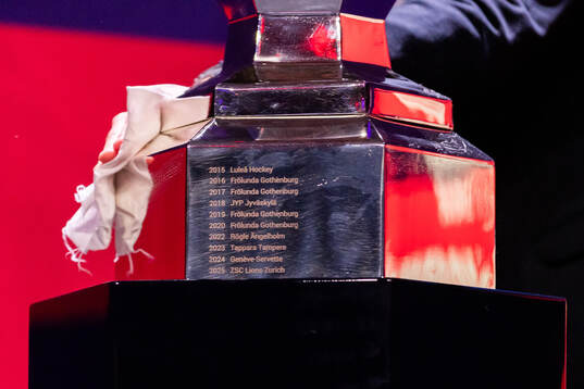 The trophy is polished