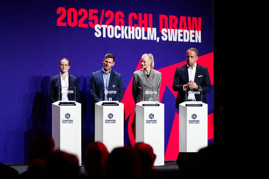 Monika Reinhard, Adam Keefe, Carolina Klüft and CHL
