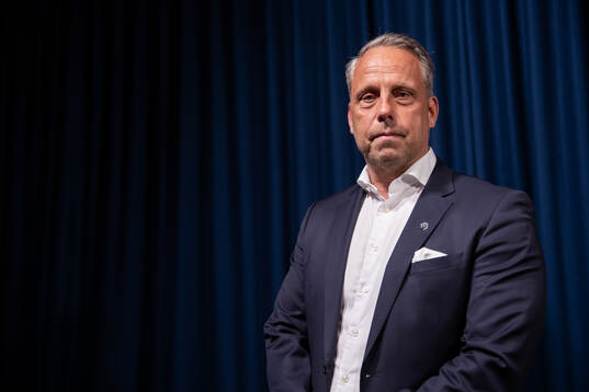 CHL president Jörgen Lindgren poses for a portrait