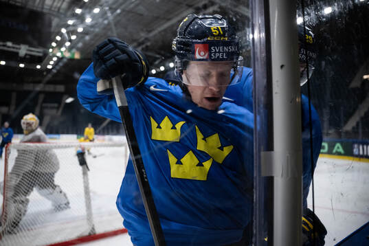 Emil Heineman of Sweden at a practice session