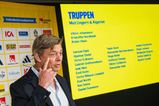 Jon Dahl Tomasson, head coach of the Swedish men's national