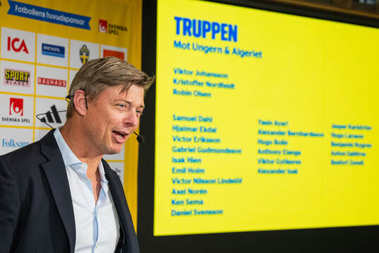 Jon Dahl Tomasson, head coach of the Swedish men's national