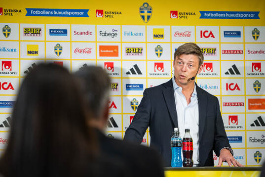 Jon Dahl Tomasson, head coach of the Swedish men's national