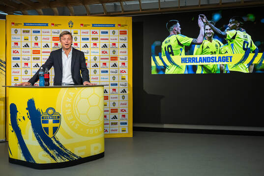 Jon Dahl Tomasson, head coach of the Swedish men's national