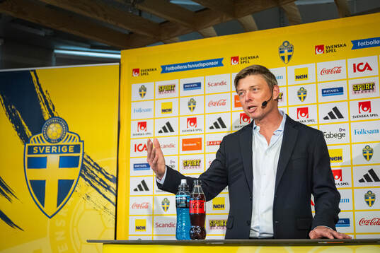 Jon Dahl Tomasson, head coach of the Swedish men's national