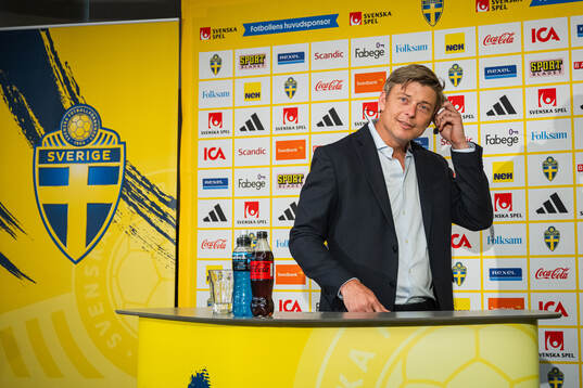 Jon Dahl Tomasson, head coach of the Swedish men's national