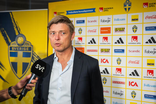 Jon Dahl Tomasson, head coach of the Swedish men's national