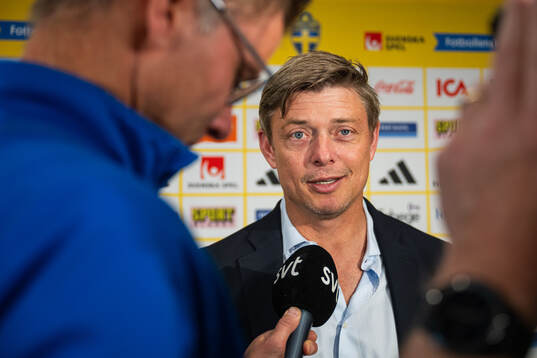 Jon Dahl Tomasson, head coach of the Swedish men's national