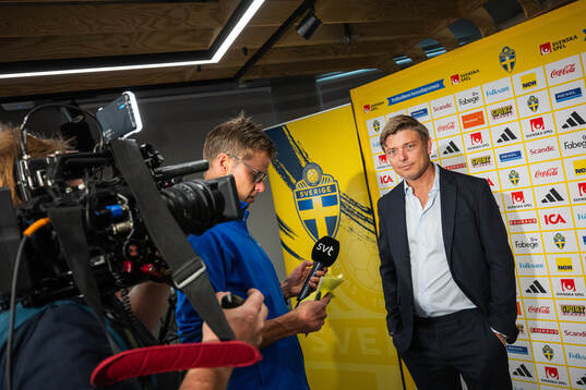Jon Dahl Tomasson, head coach of the Swedish men's national