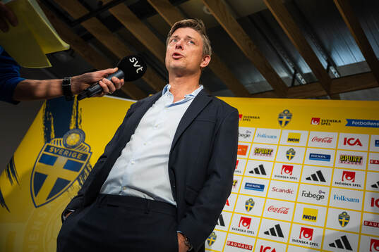 Jon Dahl Tomasson, head coach of the Swedish men's national