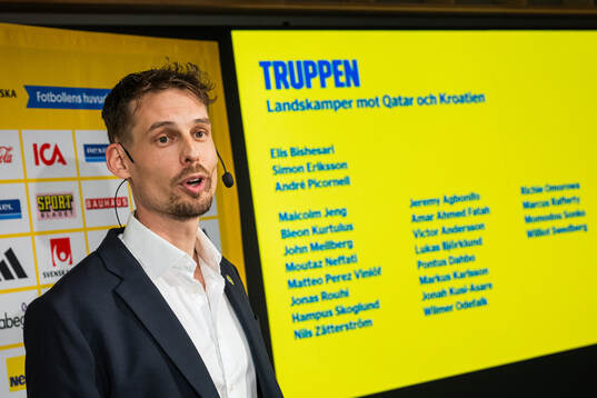 Daniel Bäckström, head coach of the Swedish under-21