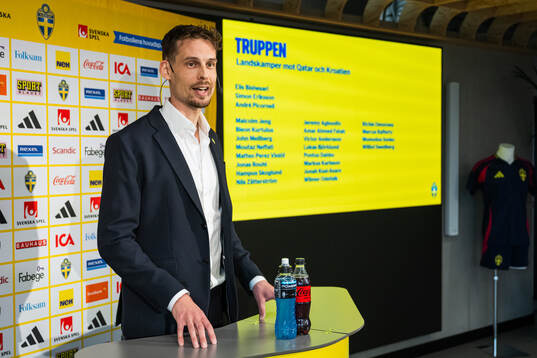 Daniel Bäckström, head coach of the Swedish under-21
