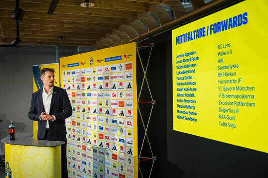 Daniel Bäckström, head coach of the Swedish under-21