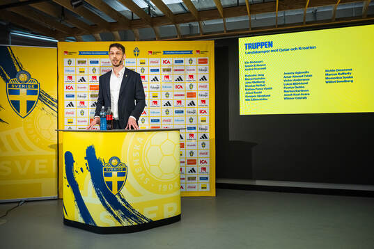 Daniel Bäckström, head coach of the Swedish under-21