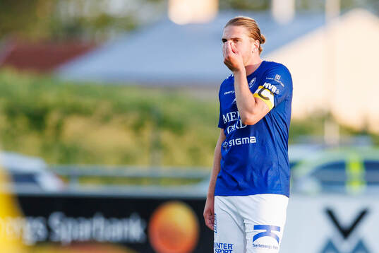 Trelleborgs Charlie Weberg deppar