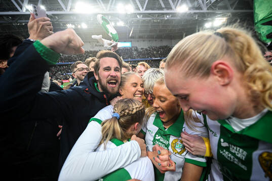 Hammarbys Alice Carlsson, Julie Blakstad, Smilla Holmberg