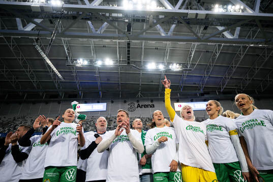 Hammarbys Vilde Hasund, tränare Martin Sjögren, Athinna