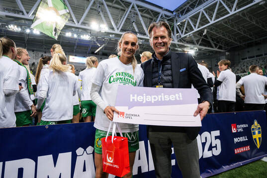 Hammarbys Ellen Wangerheim jublar med Hejapriset!