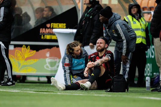 Östersunds Ali Suljic har ont
