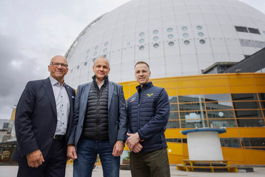 Roger Ekström, ordförande, SHL,Johan Hemlin, sportchef