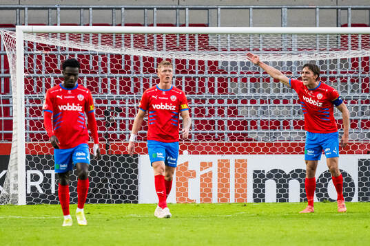 Helsingborgs Samuel Asoma, Marcus Gudmann och Wilhelm