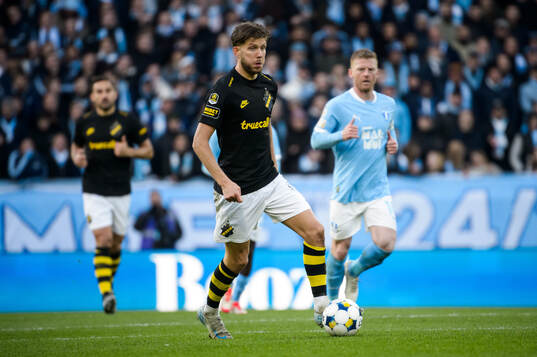 AIKs Anton Salétros och Malmö FFs Anders Christiansen