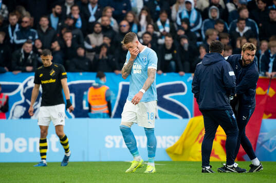 Malmö FFs Pontus Jansson deppar