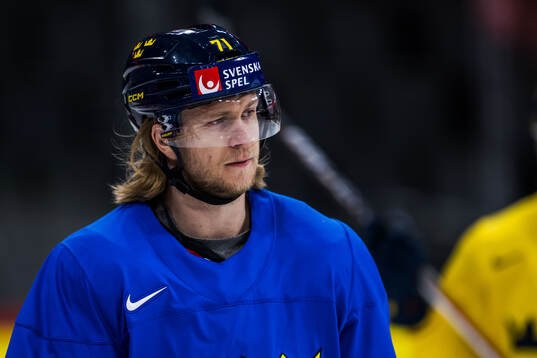 William Karlsson of Sweden at a practice session
