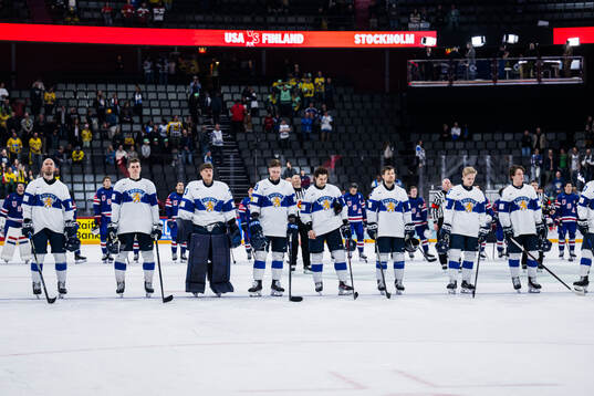 Players of Finland looks dejected