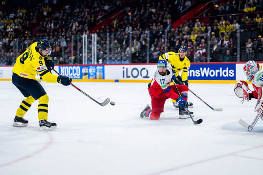 Filip Forsberg of Sweden and Karel Vejmelka of Czech