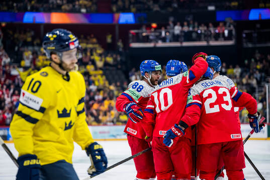 Alexander Wennberg of Sweden looks dejected and David
