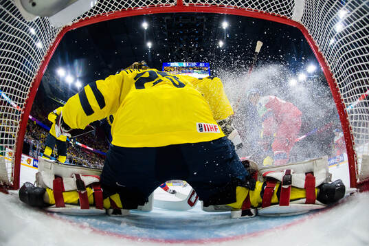 Goaltender Jacob Markström of Sweden