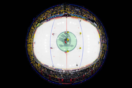 Lukas Sedlak of Czech Republic against William Karlsson of