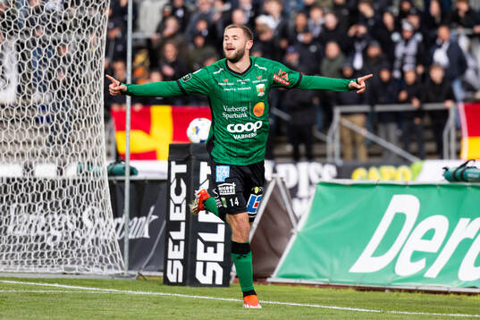 Varbergs Oliver Alfonsi jublar