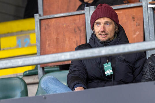 Robin Asterhed på läktaren