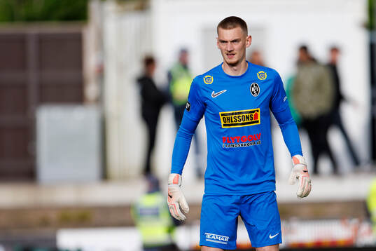 Landskronas målvakt Marcus Pettersson
