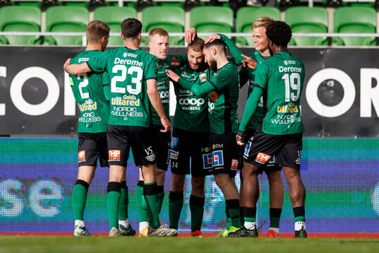 Varbergs Oliver Alfonsi jublar