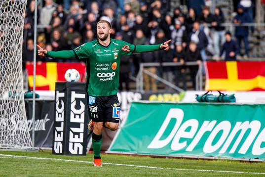 Varbergs Oliver Alfonsi jublar