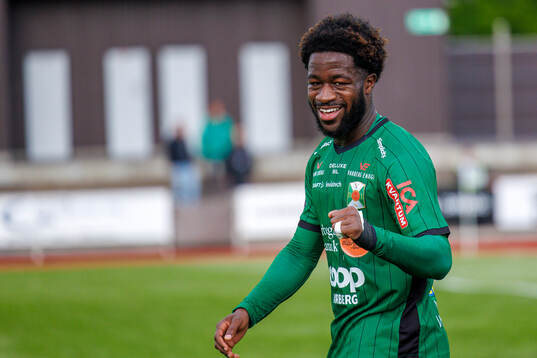 Varbergs Kevin Appiah Nyarko jublar