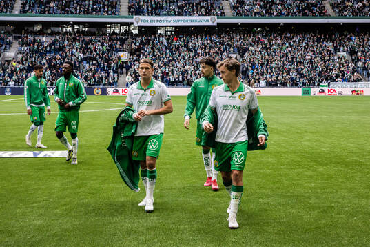 Hammarbys Markus Karlsson, Sebastian Tounekti och Hampus