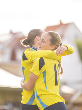 Sveriges Cornelia Ljungberg jublar