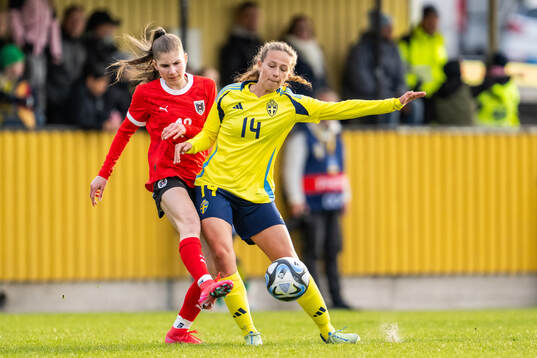 Österrikes Veronika Haider och Sveriges Ellen André