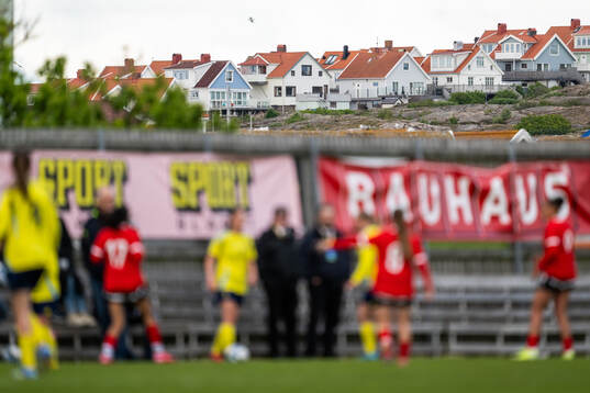Hus bakom Havsvallen