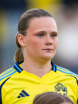 Sveriges Ellie Junetoft vid line-up