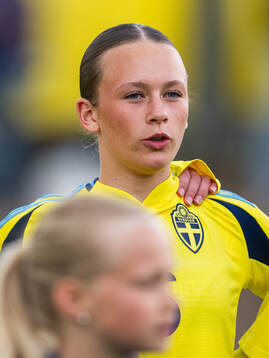 Sveriges Lovisa Breland vid line-up