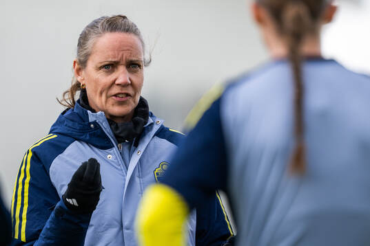 Sveriges förbundskapten Lovisa Delby