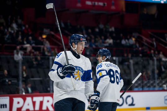 Juho Lammikko of Finland looks dejected