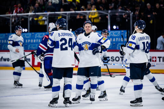 Harri Pesonen of Finland looks dejected